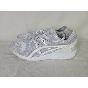 ASICS Gel Kayano Trainer Knit White Grey Shoes Sneakers Mens Sz 10.5